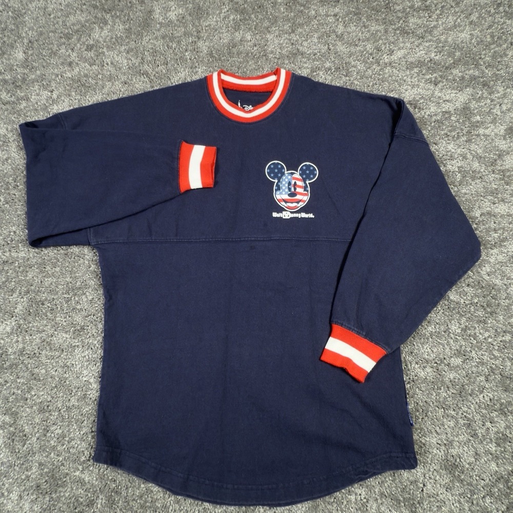 Walt Disney World Disney Parks Spirit Jersey XS Americana Red White Blue *READ* - Picture 2 of 10
